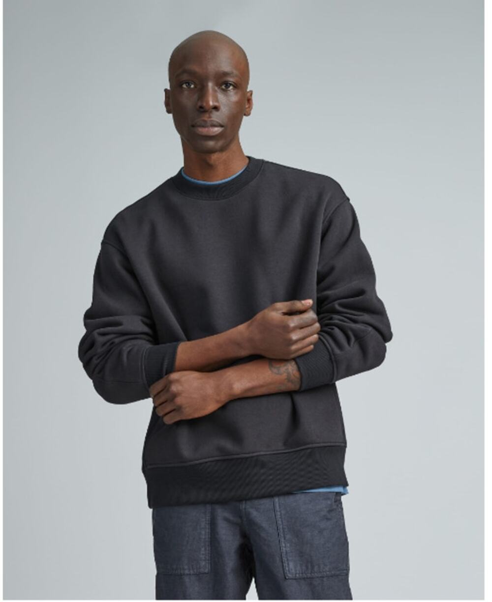 Everlane The Track Crewneck Sweatshirt Sz M